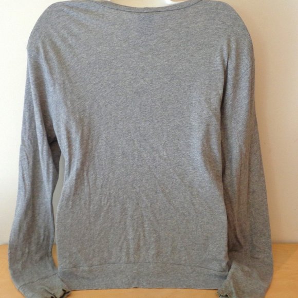 PINK Victoria's Secret Embellished Jewel Cardigan Button Sweater Gray Size Small - Picture 2 of 5